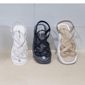 Giày sandal 2 phân nhiều dây chéo quai thun X25